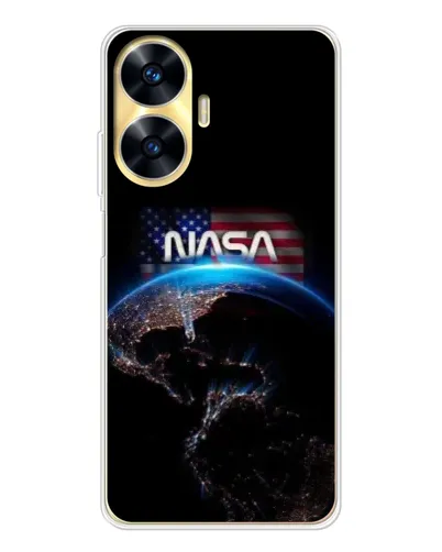 Чехол для Realme C56 с картинкой «Земля из космоса NASA» Чехол для Realme C56 с картинкой «Земля из космоса NASA»