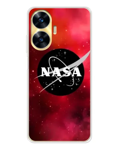 Чехол для Realme C56 с картинкой «NASA — красная туманность» Чехол для Realme C56 с картинкой «NASA — красная туманность»