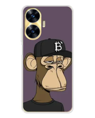Чехол для Realme C56 с картинкой «Bored Ape в кепке» Чехол для Realme C56 с картинкой «Bored Ape в кепке»