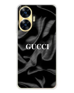 Чехол для Realme C56 с картинкой «Gucci — шелковые волны»