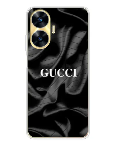 Чехол для Realme C56 с картинкой «Gucci — шелковые волны» Чехол для Realme C56 с картинкой «Gucci — шелковые волны»