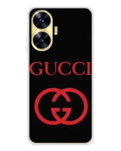 Чехол для Realme C56 с картинкой «Gucci — красный логотип» Чехол для Realme C56 с картинкой «Gucci — красный логотип»