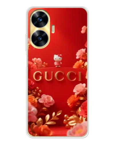 Чехол для Realme C56 с картинкой «Gucci — золотой сад» Чехол для Realme C56 с картинкой «Gucci — золотой сад»