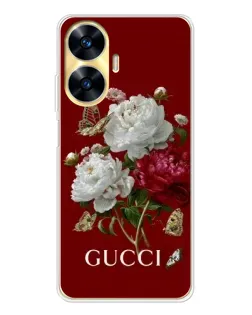 Чохол для Realme C56 з картинкою «Gucci — сад»