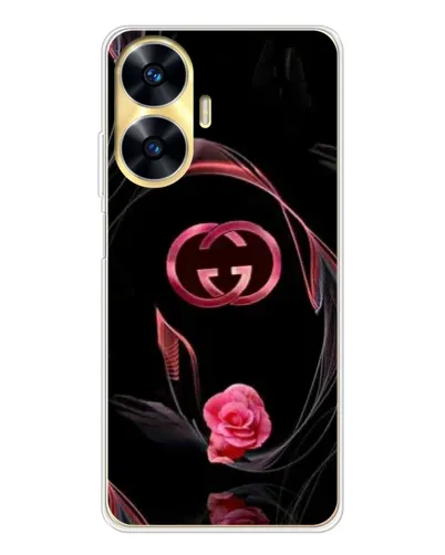Чехол для Realme C56 с картинкой «Gucci — неоновая роза» Чехол для Realme C56 с картинкой «Gucci — неоновая роза»
