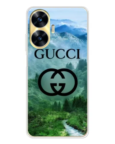 Чехол для Realme C56 с картинкой «Gucci — горный пейзаж» Чехол для Realme C56 с картинкой «Gucci — горный пейзаж»