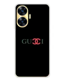 Чохол для Realme C56 з картинкою «Gucci — червоний градієнт»