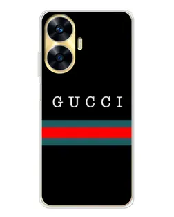 Чохол для Realme C56 з картинкою «Gucci — червоний пояс»