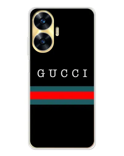 Чехол для Realme C56 с картинкой «Gucci — красный пояс» Чехол для Realme C56 с картинкой «Gucci — красный пояс»