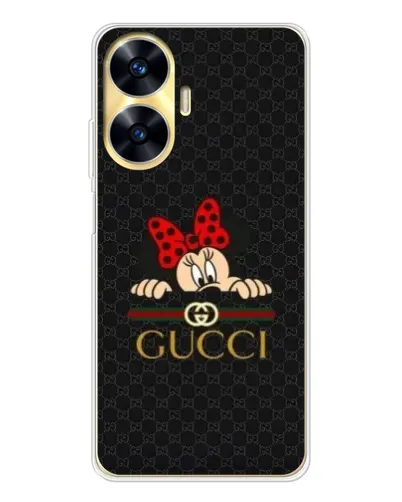 Чехол для Realme C56 с картинкой «Минни Маус Gucci — черный» Чехол для Realme C56 с картинкой «Минни Маус Gucci — черный»