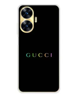 Чохол для Realme C56 з картинкою «Gucci — неоновий мінімалізм»