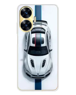 Чехол для Realme C56 с картинкой «Вид сверху — BMW M» Чехол для Realme C56 с картинкой «Вид сверху — BMW M»