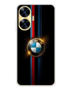 Чехол для Realme C56 с картинкой «BMW M-Power неон»