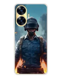 Чохол для Realme C56 з картинкою «PUBG — реалістичний герой» Чохол для Realme C56 з картинкою «PUBG — реалістичний герой»