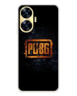 Чохол для Realme C56 з картинкою «PUBG — золотий логотип» Чохол для Realme C56 з картинкою «PUBG — золотий логотип»