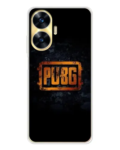 Чехол для Realme C56 с картинкой «PUBG — золотой логотип» Чехол для Realme C56 с картинкой «PUBG — золотой логотип»