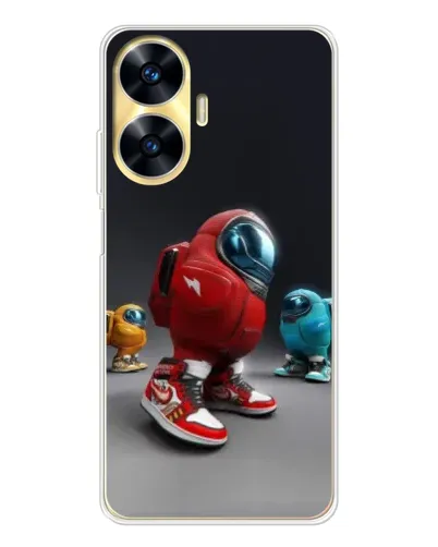 Чехол для Realme C56 с картинкой «Among Us — 3D стиль»