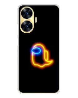 Чохол для Realme C56 з картинкою «Among Us неонове сяйво» Чохол для Realme C56 з картинкою «Among Us неонове сяйво»