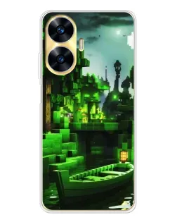 Чохол для Realme C56 з картинкою «Minecraft лісовий пейзаж» Чохол для Realme C56 з картинкою «Minecraft лісовий пейзаж»