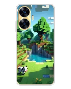 Чохол для Realme C56 з картинкою «Minecraft літній день» Чохол для Realme C56 з картинкою «Minecraft літній день»
