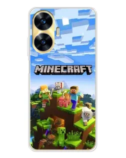 Чохол для Realme C56 з картинкою «Minecraft класичний світ» Чохол для Realme C56 з картинкою «Minecraft класичний світ»