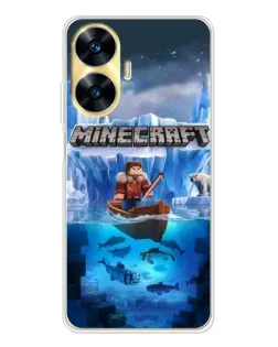 Чохол для Realme C56 з картинкою «Minecraft льодянийсвіт» Чохол для Realme C56 з картинкою «Minecraft льодянийсвіт»