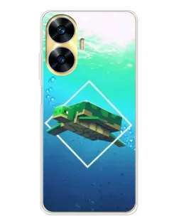 Чохол для Realme C56 з картинкою «Черепаха Minecraft» Чохол для Realme C56 з картинкою «Черепаха Minecraft»