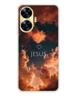 Чехол для Realme C56 с картинкой «Сияние Имени Jesus» Чехол для Realme C56 с картинкой «Сияние Имени Jesus»