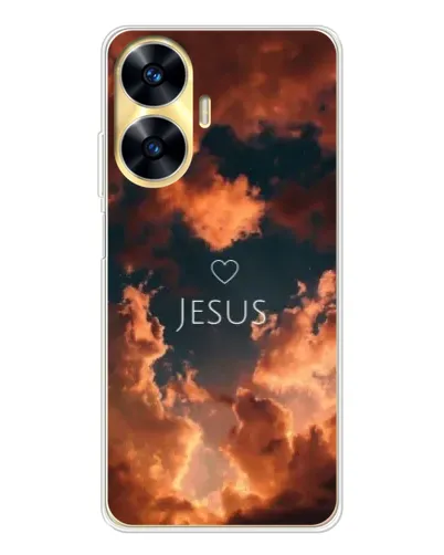 Чехол для Realme C56 с картинкой «Сияние Имени Jesus» Чехол для Realme C56 с картинкой «Сияние Имени Jesus»