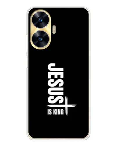 Чехол для Realme C56 с картинкой «Вертикаль веры Jesus» Чехол для Realme C56 с картинкой «Вертикаль веры Jesus»