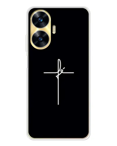 Чехол для Realme C56 с картинкой «Тонкий крест» Чехол для Realme C56 с картинкой «Тонкий крест»