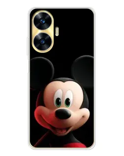 Чехол для Realme C56 с картинкой «Улыбающийся Микки Маус»