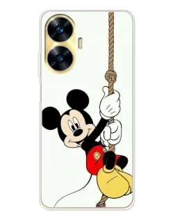Чехол для Realme C56 с картинкой «Mickey на канате»