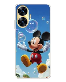 Чехол для Realme C56 с картинкой «Mickey и мыльные пузыри» Чехол для Realme C56 с картинкой «Mickey и мыльные пузыри»