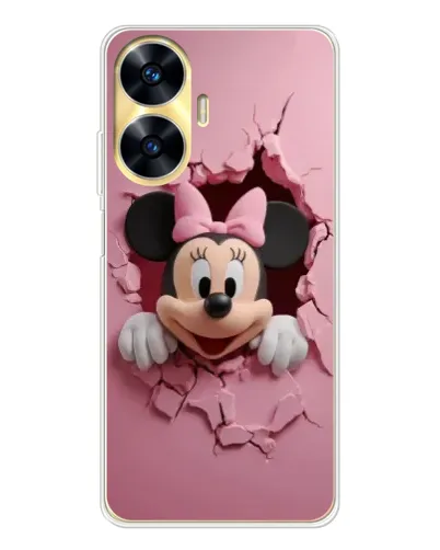 Чехол для Realme C56 с картинкой «Минни сквозь стену» Чехол для Realme C56 с картинкой «Минни сквозь стену»