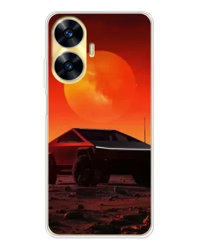 Чехол для Realme C56 с картинкой «Cybertruck на Марсе» Чехол для Realme C56 с картинкой «Cybertruck на Марсе»