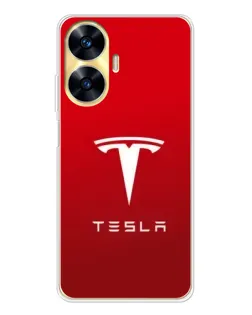 Чехол для Realme C56 с картинкой «Tesla Red Classic» Чехол для Realme C56 с картинкой «Tesla Red Classic»