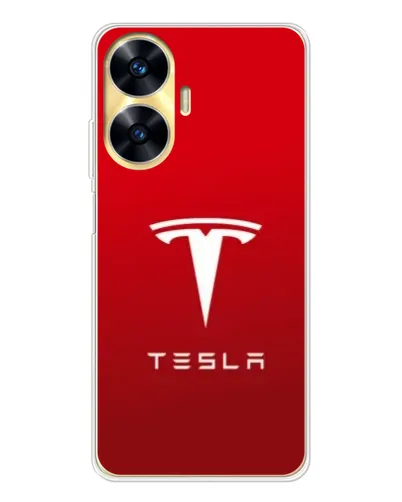 Чехол для Realme C56 с картинкой «Tesla Red Classic» Чехол для Realme C56 с картинкой «Tesla Red Classic»