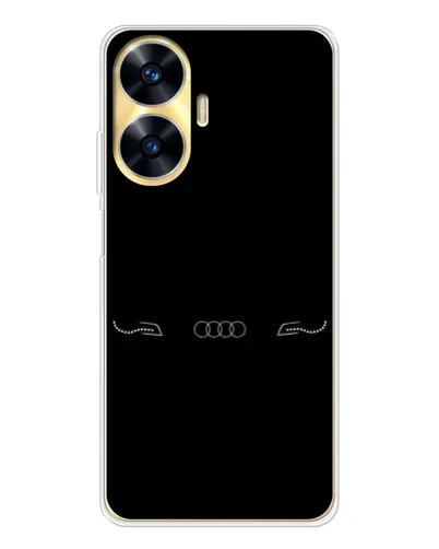 Чехол для Realme C56 с картинкой «Audi — световой подпись» Чехол для Realme C56 с картинкой «Audi — световой подпись»