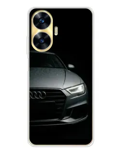 Чехол для Realme C56 с картинкой «Audi — детализация кузова» Чехол для Realme C56 с картинкой «Audi — детализация кузова»