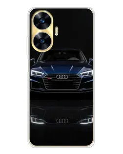 Чехол для Realme C56 с картинкой «Audi — ночное отражение» Чехол для Realme C56 с картинкой «Audi — ночное отражение»