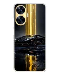 Чехол для Realme C56 с картинкой «Ночной Lamborghini драйв» Чехол для Realme C56 с картинкой «Ночной Lamborghini драйв»