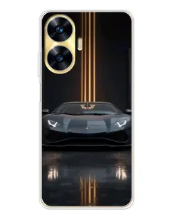 Чехол для Realme C56 с картинкой «Lamborghini золотые линии» Чехол для Realme C56 с картинкой «Lamborghini золотые линии»