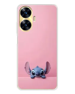 Чехол для Realme C56 с картинкой «Stitch выглядывает» Чехол для Realme C56 с картинкой «Stitch выглядывает»