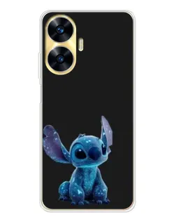 Чехол для Realme C56 с картинкой «Стич на черном» Чехол для Realme C56 с картинкой «Стич на черном»