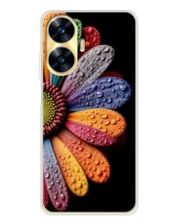 Чехол для Realme C56 с картинкой «Радужный цветок» Чехол для Realme C56 с картинкой «Радужный цветок»