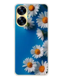 Чехол для Realme C56 с картинкой «Белоснежные маргаритки» Чехол для Realme C56 с картинкой «Белоснежные маргаритки»