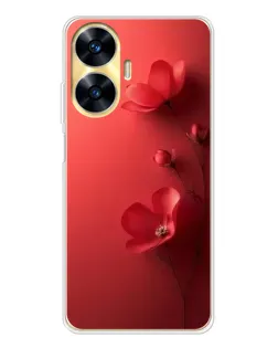 Чехол для Realme C56 с картинкой «Маковые соцветия» Чехол для Realme C56 с картинкой «Маковые соцветия»