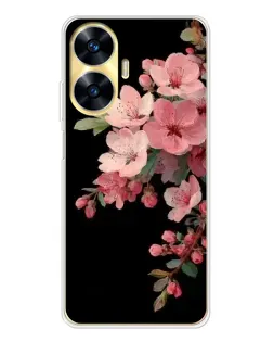 Чехол для Realme C56 с картинкой «Розовая ветка сакуры» Чехол для Realme C56 с картинкой «Розовая ветка сакуры»