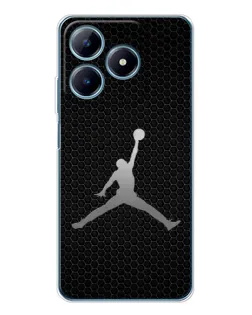Чохол для Realme C61 з картинкою «Jordan Dark Carbon» Чохол для Realme C61 з картинкою «Jordan Dark Carbon»